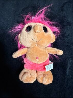 ZAG Plush Troll Pink Hair Stuffed Animal Plush Toy Soft Doll Tagged